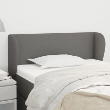 vidaXL sötétszürke szövet fejtámla szárnyakkal 83x23x78/88 cm ágy és ágykellék