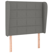 vidaXL sötétszürke szövet fejtámla szárnyakkal 93 x 23 x 118/128 cm (3117939) ágy és ágykellék