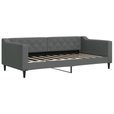 vidaXL sötétszürke szövet kanapéágy 90 x 190 cm (354172) ágy és ágykellék