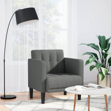 vidaXL Sötétszürke szövet kanapészék karfás szék 53 cm bútor