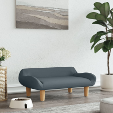 vidaXL sötétszürke szövet kutyaágy 70 x 40 x 24 cm szállítóbox, fekhely kutyáknak