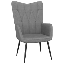 vidaXL sötétszürke szövet pihenőfotel 62 x 68,5 x 96 cm bútor