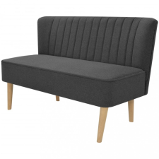 vidaXL Sötétszürke szövetkanapé 117 x 55,5 x 77 cm bútor