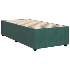vidaXL sötétzöld bársony ágykeret 80x200 cm (3284973) ágy és ágykellék