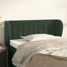 vidaXL sötétzöld bársony fejtámla szárnyakkal 83x23x78/88 cm ágy és ágykellék
