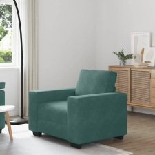 vidaXL sötétzöld bársony kanapéfotel 60 cm bútor
