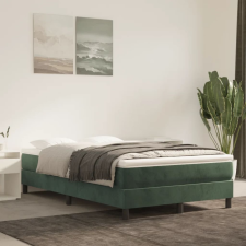 vidaXL sötétzöld bársony zsebrugós ágymatrac 120x200x20 cm ágy és ágykellék