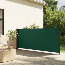 vidaXL sötétzöld behúzható oldalsó napellenző 100 x 500 cm kerti bútor