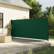 vidaXL sötétzöld behúzható oldalsó napellenző 180 x 500 cm kerti bútor