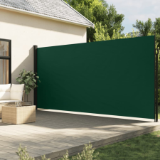 vidaXL Sötétzöld behúzható oldalsó napellenző 220 x 300 cm kerti bútor