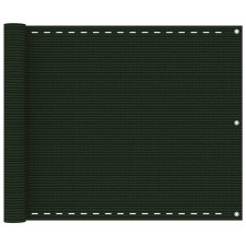 vidaXL sötétzöld HDPE erkélytakaró 75 x 300 cm kerti bútor