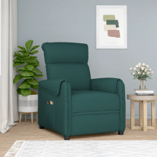 vidaXL sötétzöld szövet felállást segítő masszázsfotel masszázsfotel