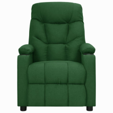 vidaXL sötétzöld szövet masszázsfotel (339098) masszázsfotel