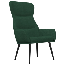 vidaXL sötétzöld szövet pihenőfotel (341076) bútor