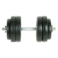 vidaXL Súlyzókészlet - 15 kg - Összeszerelhető kézisúlyzó