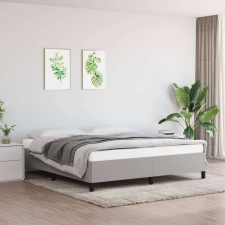 vidaXL Super King világosszürke szövet ágykeret 180 x 200 cm ágy és ágykellék