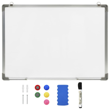 vidaXL szárazon letörölhető fehér acél mágnestábla 70 x 50 cm mágnestábla