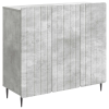 vidaXL Széf Betonszürke 89 x 34,5 x 82 cm Szerelt Fa