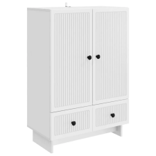 vidaXL Széf Fehér 66 x 34,5 x 95 cm Mérnöki fa bútor