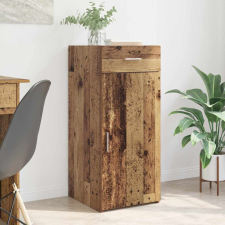 vidaXL Széf fiókkal kézműves tölgy 42.5 x 40 x 93 cm Faanyag bútor