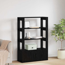 vidaXL Széf Musta tammi 30 x 80 x 119.5 cm Faanyag bútor