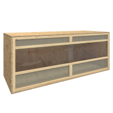 vidaXL Szerelt fa terrárium 120 x 50 x 50 cm terrárium, vivárium