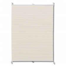 vidaXL Szét Húzható Roló 70x125cm Krém (240630) lakástextília