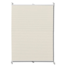 vidaXL Szét Húzható Roló 90x125cm Krém (240638) lakástextília