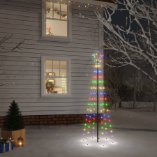 vidaXL színes fényű karácsonyfa tüskével 108 LED-del 180 cm műfenyő