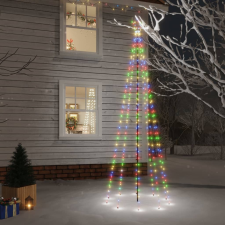vidaXL színes fényű karácsonyfa tüskével 310 LED-del 300 cm műfenyő