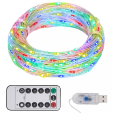 vidaXL Színes fényű LED-szalag 150 LED-el 15 m karácsonyfa izzósor