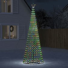 vidaXL színes karácsonyfa fénykúp 688 LED-del 300 cm műfenyő
