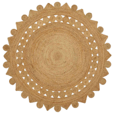 vidaXL Szőnyeg Barna Ø 180 cm Juta lakástextília