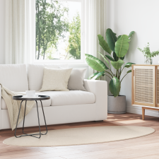 vidaXL Szőnyeg "HUARTE" Bézs 100x200 cm Ovális lakástextília