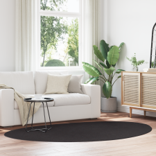 vidaXL Szőnyeg "HUARTE" Rövid Szálú Puha és Mosható Fekete 160x230 cm lakástextília