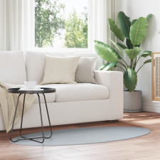 vidaXL Szőnyeg "HUARTE" Szürke 80x150 cm Ovális lakástextília