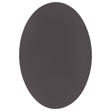 vidaXL Szőnyegek Antracit Gyapjú 140 x 200 cm Területszőnyeg Ovális (4103659) lakástextília