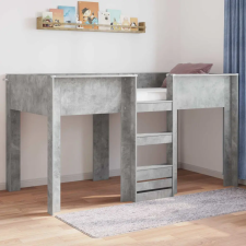 vidaXL Szükidő ágy tárolóval Beton Szürke 80 x 200 cm Faanyag ágy és ágykellék
