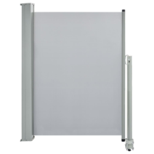 vidaXL szürke behúzható oldalsó terasz napellenző 100 x 300 cm (45186) kerti bútor