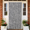vidaXL szürke és fekete zsenília rovarfüggöny 100x220 cm