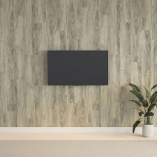 vidaXL szürke fa megjelenésű PVC fali panel 2,06 m² építőanyag