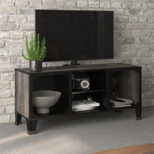 vidaXL szürke fém és MDF TV-szekrény 105 x 36 x 47 cm bútor