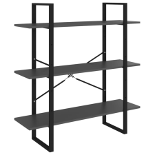 vidaXL szürke forgácslap könyvszekrény 100 x 30 x 105 cm (806549) bútor