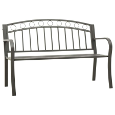 vidaXL szürke kerti pad 120 cm kerti bútor