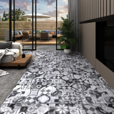 vidaXL szürke mintás 2 mm-es öntapadó PVC padlóburkoló lapok 5,21m² járólap