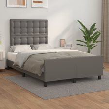 vidaXL szürke műbőr ágykeret fejtámlával 120 x 200 cm ágy és ágykellék
