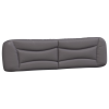vidaXL szürke műbőr fejtámla párna 200 cm (374626)
