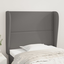 vidaXL szürke műbőr fejtámla szárnyakkal 103 x 23 x 118/128 cm ágy és ágykellék