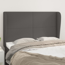 vidaXL szürke műbőr fejtámla szárnyakkal 147 x 23 x 118/128 cm ágy és ágykellék