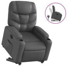 vidaXL szürke műbőr felállást segítő dönthető fotel (3204661) bútor